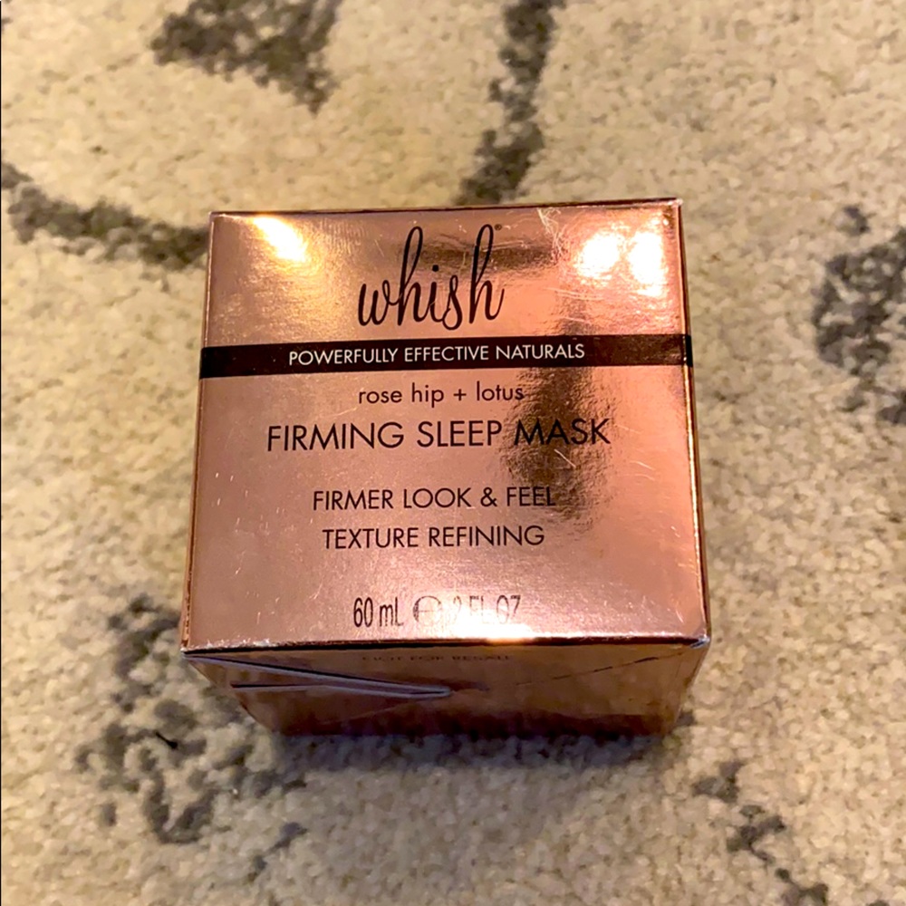 New Whish Firming Sleep Mask - Clean, Cruelty Free